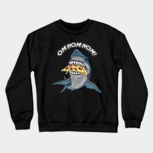 Great White Shark Pizza Gift Crewneck Sweatshirt